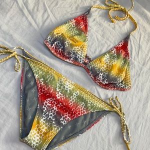 ~ Hurley 🌈 Snake Bikini set ~
